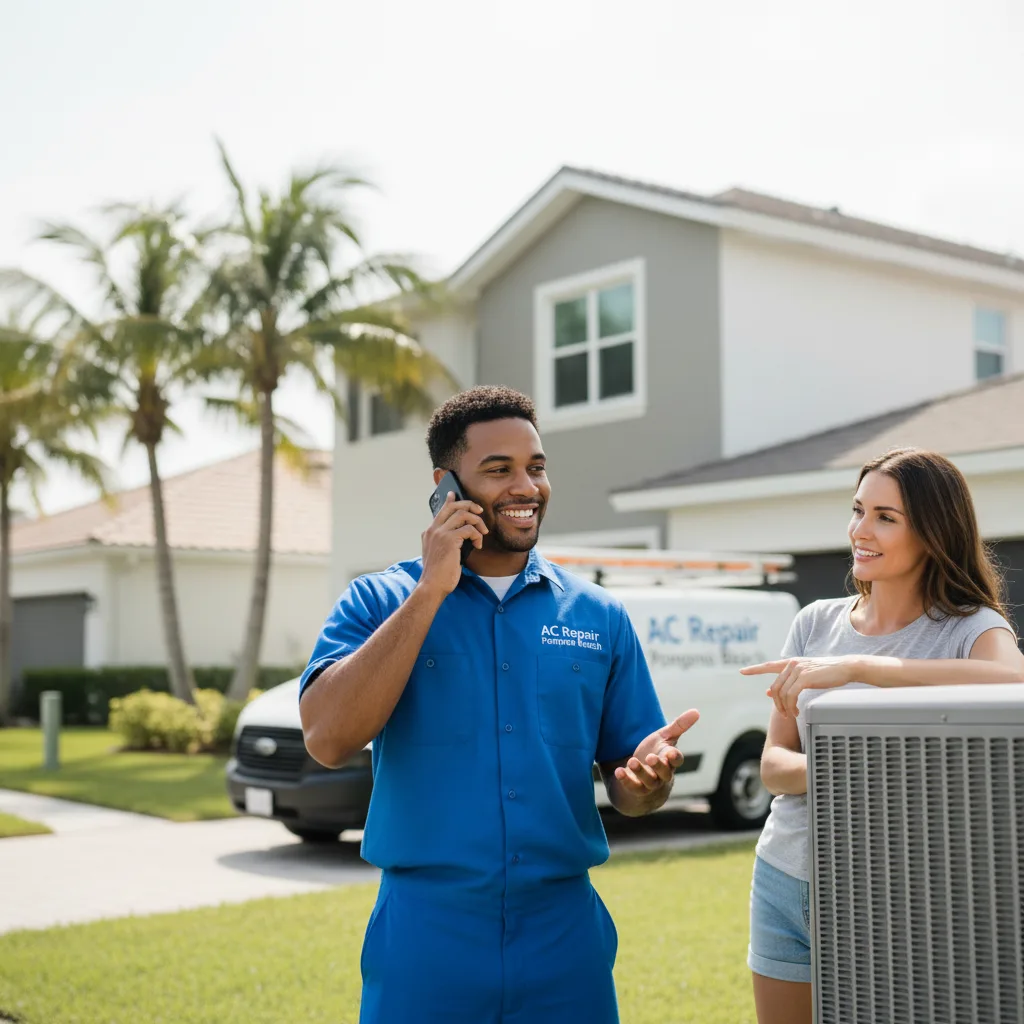 AC Repair Pompano Beach customer support in Fisherville